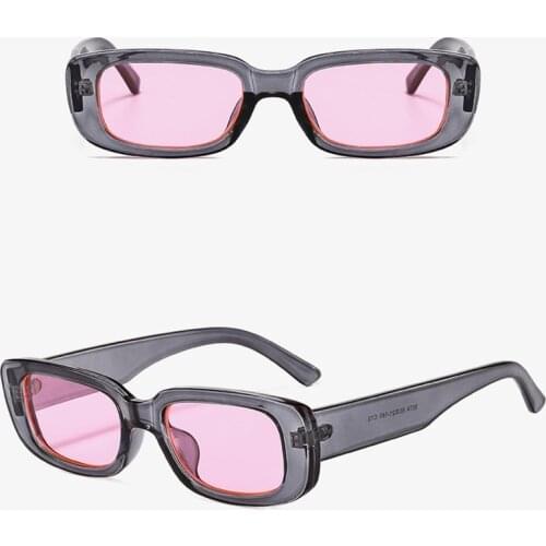 2021 Vintage Sun Glasses Men Women Luxury Retro Small Rectangle Sunglasses 7 Colors Eyewear For Female Unisex Oculos Cycling