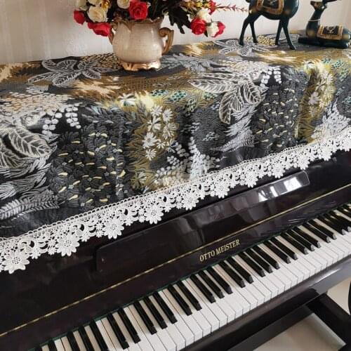 Piano Cover, Piano Cover, European Style Piano Towel, Piano Stool Cover, Dust Cover Wholesale, 2021 New