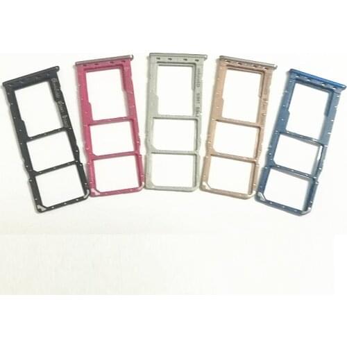 50pcs Sim Card Tray SD Reader Holder For Samsung Galaxy A10S A107 A20S A207 A30S A307 A50S A507 SIM Card Tray Slot Holder