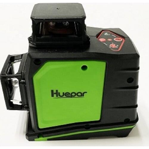 HUEPAR GF360 3D 12 lines Green Beam Vertical and Horizontal High precision Automatic Self Leveling 360 Laser Level