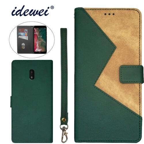 Applicable to Nokia C1 Plus mobile phone case fold bracket function protection leather case phone case funda capa co