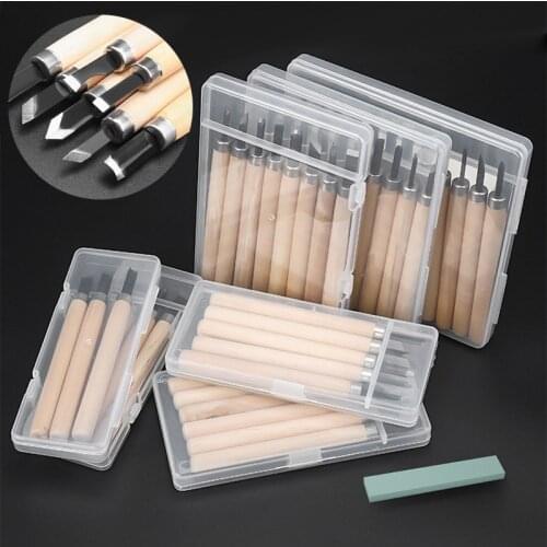 LUXIANZI Wood Carving Chisel Knife Hand Tools Set For Wood Engraving Tool Woodworking Gouges Burin Multi Purpose DIY Carpentry