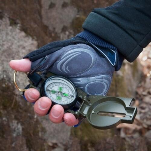 Metal Pocket Army Style Compass Camping Hiking Survival Marching New Us