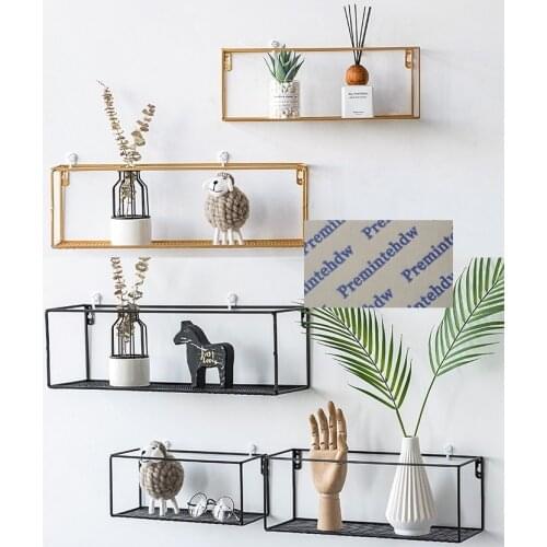 Wall Mount Gold Black Wire Rack Organizer Single Tier Hanging Organizers Vintage Wire Mesh