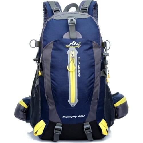 New Waterproof Climbing Backpack Rucksack 40 L Outdoor Travel Sport Hiking Camping Trekking Bag For Men Pack mochila masculina