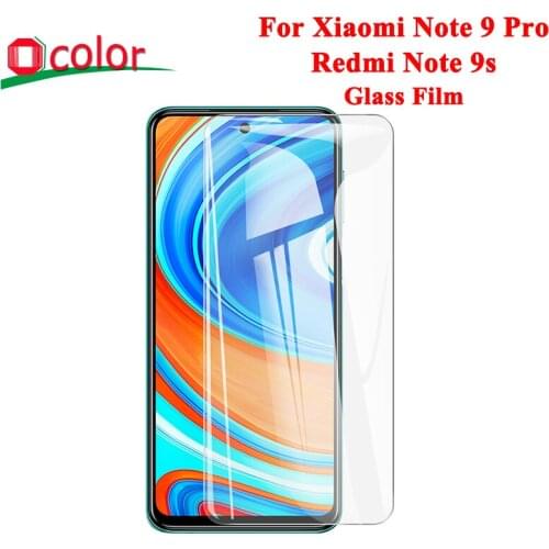 Ocolor For Xiaomi Note 9 Pro Redmi Note 9s Glass Film Tempered Film Glass Protector For XiaoMi Redmi note 8/8T For XiaoMi 6x/A2