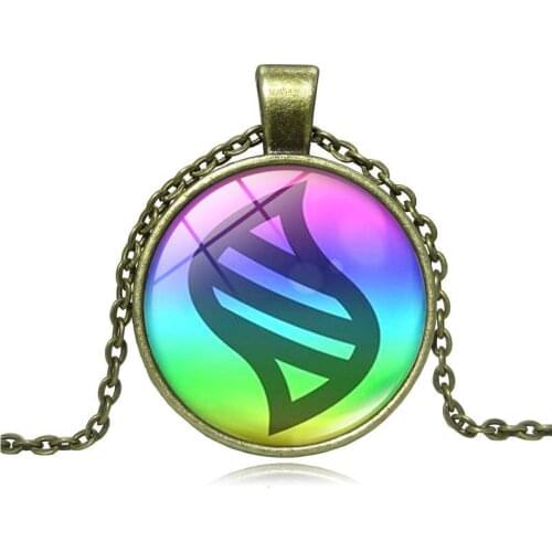Mega Stone Pokemon Giant Stone Necklace for Women Jewelry Japanese Anime Crystal Glass Pendant Wholesale Necklaces Link Chain