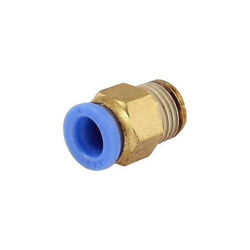 8mm Tube Pneumatic Straight Quick Coupling 1/4" PT Thread Brass Fittings