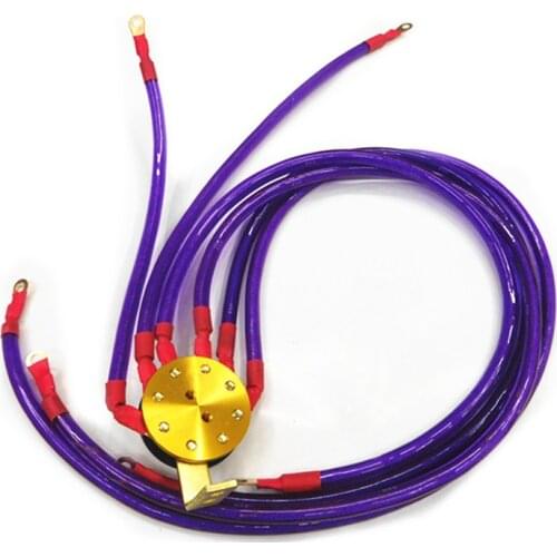 SPSLD NEW-Universal Racing Car Battery Earth Ground Grounding Wire Cable Kit System High Qualitygrounding Cable