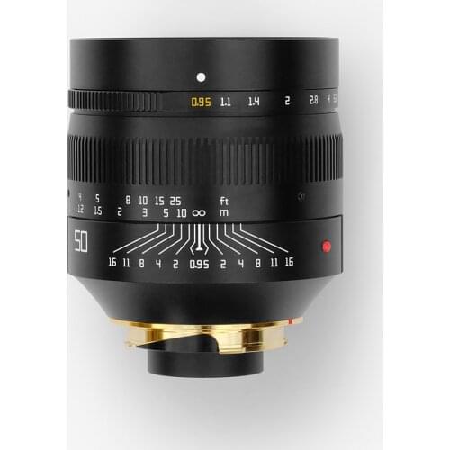 TTArtisan 50mmF0.95 Camera Lens for Leica M-Mount Cameras Like Leica M-M M240 M3 M6 M7 M8 M9 M9p M10 Full Fame Manual Focus Lens