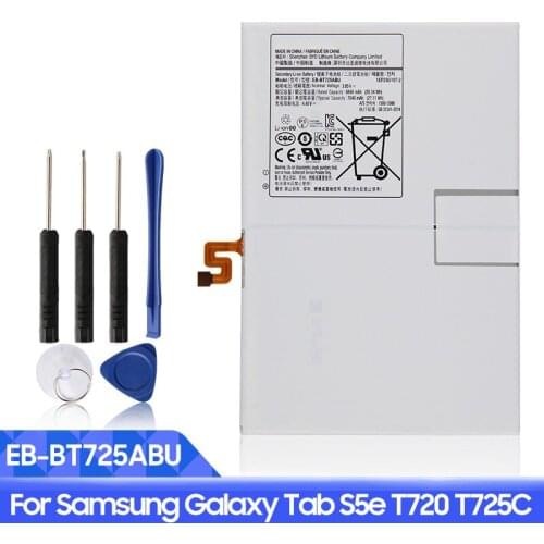 Samsung Original EB-BT725ABU Battery For Samsung Galaxy Tab S5e T720 T725C Replacement Tablet Battery 7040mAh