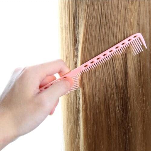 1PC Pointed Tail Comb Salon Hairdressing Hair Styling Pink Anti-static Plastic Fine-tooth Hair Comb Beauty Tools