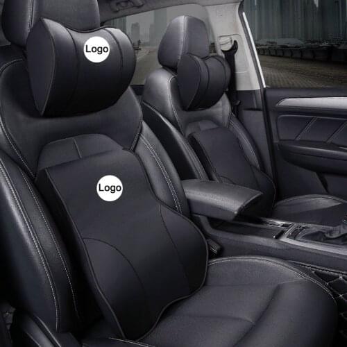 Car Neck Pillows Lumbar Support For cars Comfortable Universal Single Headrest Fit Most Auto Accessories Memory Foam X25