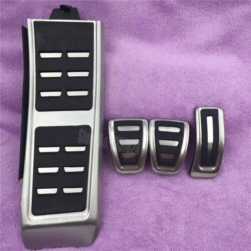 DEE Car Accelerator gas brake foot rest pedal pads for Audi S4 RS4 A5 S5 RS5 8T A6 4G S6 (C7) Q5 S5 RS5 A7 S7 SQ5 8R LHD 2009