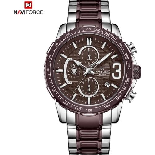 NAVIFORCE Mens Sport Watches Luxury Military Quartz Watch Male Business Wristwatch Men Waterproof Analog Clock Relogio Masculino
