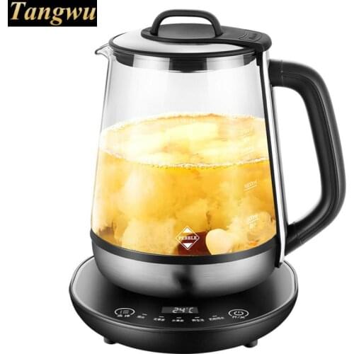 Raised pot is a multi-functional thickening of 1.7 litre electric glass refill boiling tea kettle