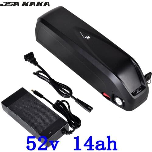 EU US no tax 52v 14ah hailong use for sanyo cell e bike battery with 30A BMS for 48V 750W 1000W 8fun bafang mid motor