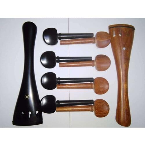 2 Set Cello parts 4/4 inlcuding 1 set ebony parts and 1 set rosewood Cello part