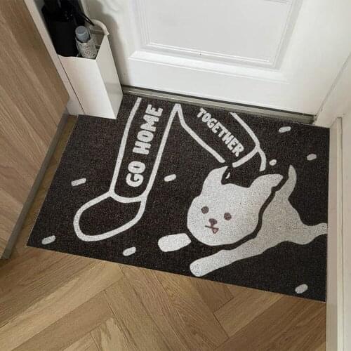Creative Cartoon Animal Door Mats Outdoor PVC Waterproof Ant-Slip Bathroom Rugs and Carpets Printed Hallway Entrance Doormat