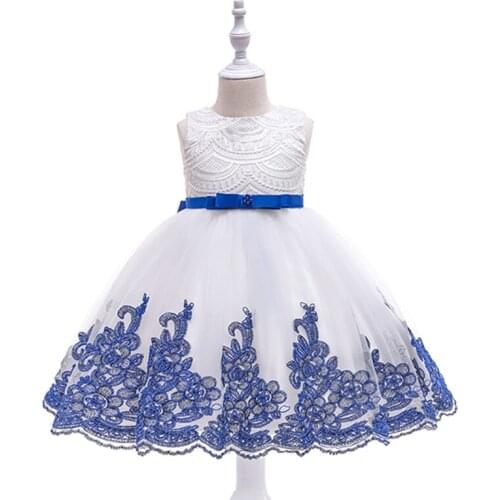 Summer Dress Lace Dresses For Women 2021 Embroidery Baby Girl Clothes Kids Clothes Girls Bow Birthday Dress Children Clothing