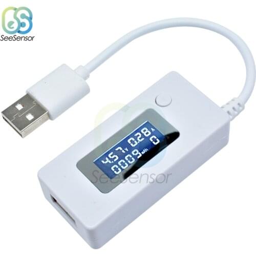 LCD Screen Mini Creative Phone USB Tester Voltmeter Ammeter Portable Doctor Voltage Current Meter Mobile Power Charger Detector