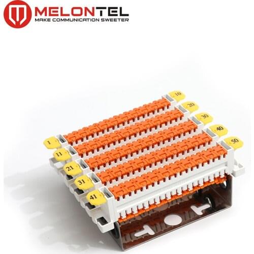 MT-3511-50 China Supply 50 Pair Block 3M 2810 Type Back Mounting Frames For Terminal Block