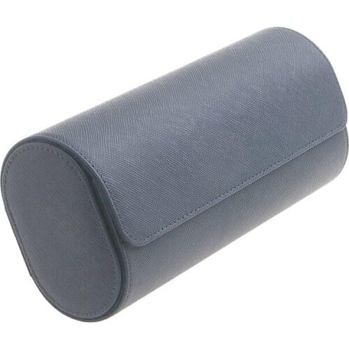 Q39C Watch Box Organizer Watch Roll Travel Case with Luxury Velvet Interior Jewelry Box Jewelry Display Travel Case for Men