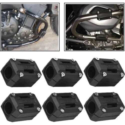 Motorcycle Engine Crash Bar Bumper Protection Guard Block 22/25/28mm For Honda Africa Twin CRF1000L XADV 750 For Yamaha MT 09 07