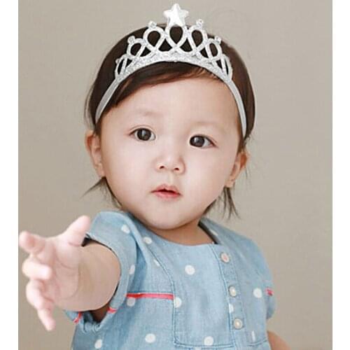 3PCS Baby Girl Crown Tiara Headband Princess Hair Band 2021