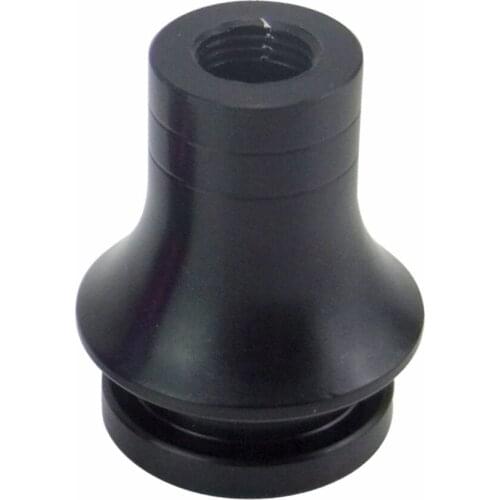 M12mm X 1.25mm Thread Black Metal Manual Shift Knob Boot Retainer Adapter