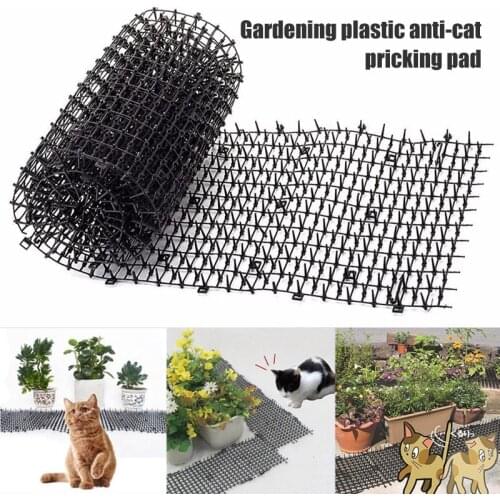 Garden Cat Scat Mats Anti-cat Prickle Strips Keep Cat Away Safe Plastic Spike 2m SDF-SHIP