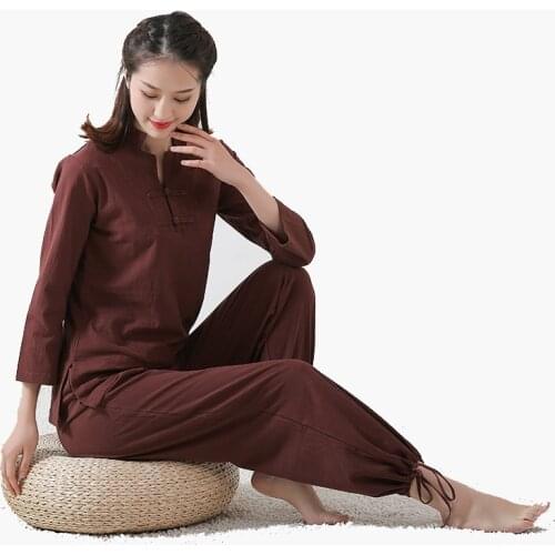 Adults Tai chi Uniform Cotton Linen High Quality Wushu Kung fu Clothing For Women And Man Martial arts Wing Chun Suit