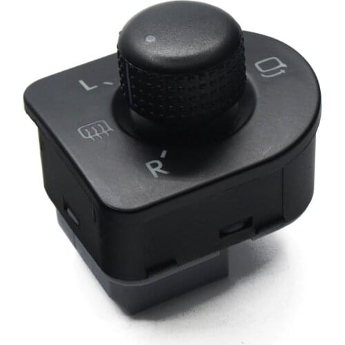 High quility!New Adjust Knob Side Mirror Switch For Volkswagen VW New Beetle Jetta Passat B5 Golf 4 OE:1J1 959 565E / 1J1959565E