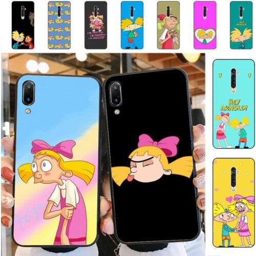 YNDFCNB Hey Arnold Phone Case for Vivo Y91C Y11 17 19 17 67 81 Oppo A9 2020 Realme c3