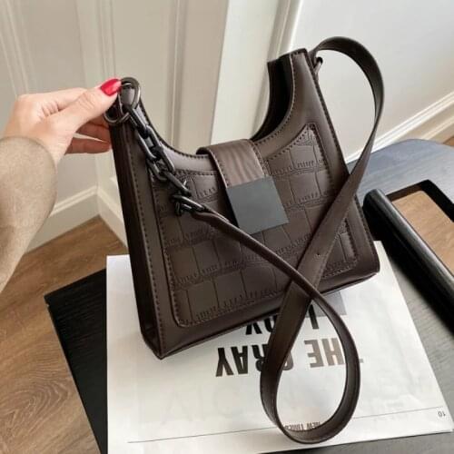 Winter Shoulder Bag Women Travel Bags Leather Pu stone pattern Bag Female Luxury Handbags Women Bags Designer Sac A Main Femme