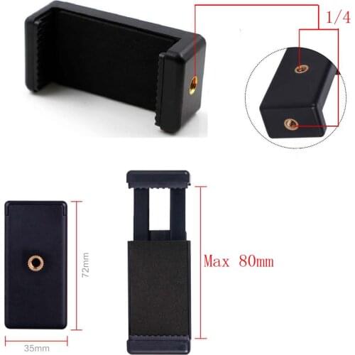 1-10pcs Universal Stretchable Rotating Selfie Cell Phone Holder Mount Bracket Clip For Phone Smartphone Camera Tripod