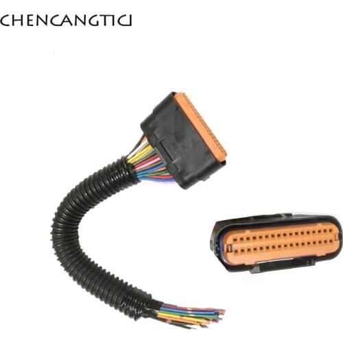 1 Set 34 Pin Way Automotive SCR Post-Processing EFI Connector Wire Harness Urea Pump DCU Plug With Cable MX23A34SF1 MX23A34XF1