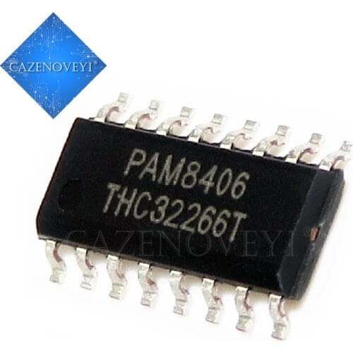 10pcs/lot PAM8406DR PAM8406 SOP-16 In Stock