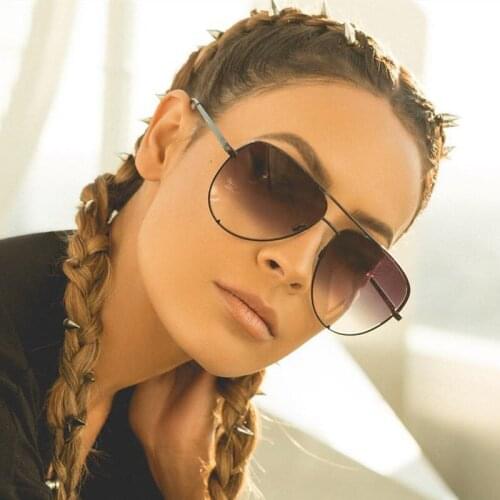 2020 New Fashion Brand Designer Ladies Pilot Sunglasses Women Men Goggle Gradient Sun Glasses For Female Mirror Shades UV400