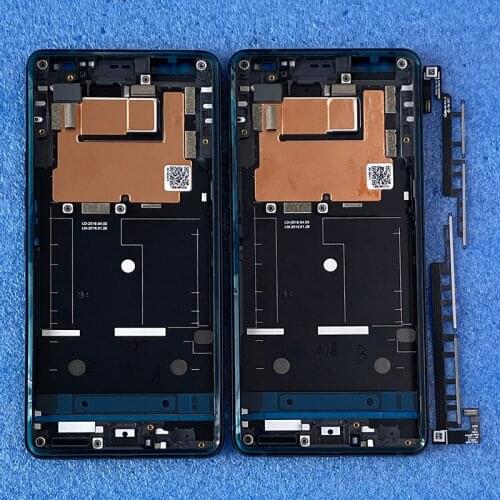 6.0"Original For HTC U12+/U12 Plus Front Bezel Frame/Middle Frame Housing+Side Keys+Power Volume Flex Cable+Prioimity Flex Cable