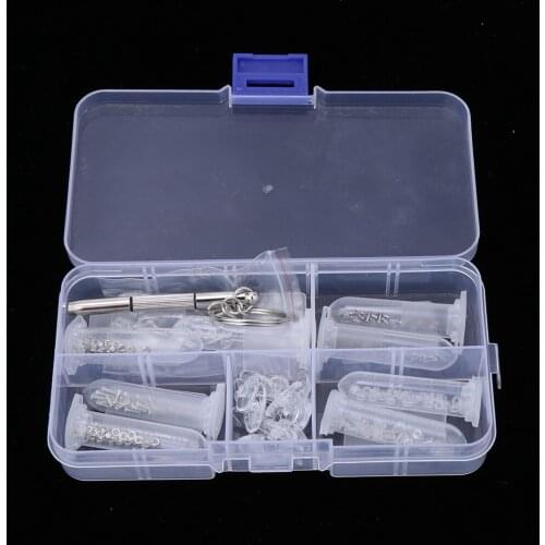 Assorted Tiny Screws Nut Washer And Nose Pads with Micro Screwdriver for