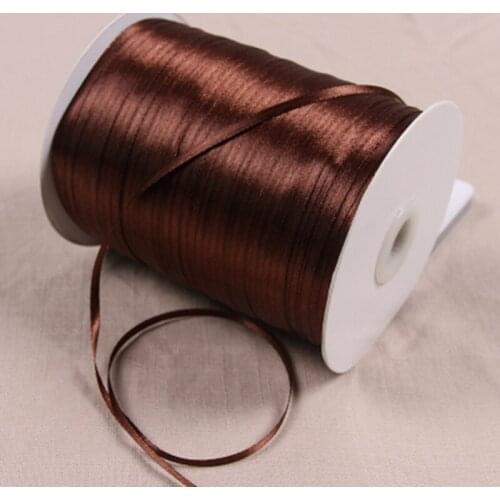1/8" 3mm Satin Ribbon for packing and bow & Garment Accessories 20y/lot 32