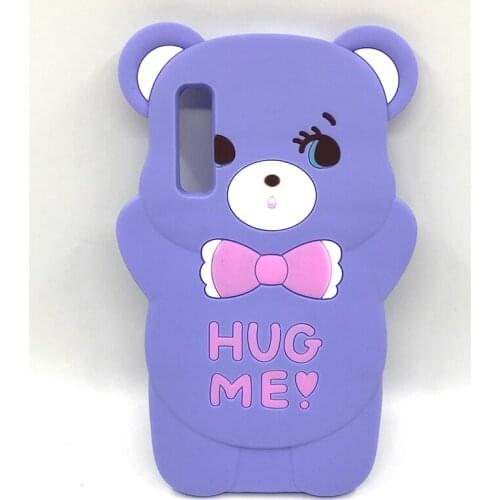 For Samsung Galaxy A7 2018 6.0" Case A750 Cute 3D Cartoon Bear Soft Silicone Back Cover For Samsung A7 2018 SM-A750 Phone Cases