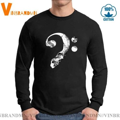 Bass player tshirt Parody Bass Clef Skull Note T shirt Funny Musical Notes t-shirt for Musicians Music Lovers Gift tee shirt
