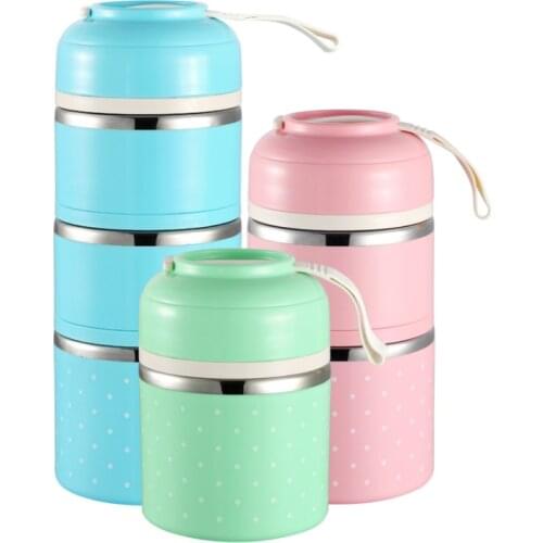 JOYLIVE Food Container Leak-proof Stainless Steel Style Metal Japan Solid Lunch Box For Kids School Portable Bento Box
