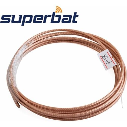 Superbat RF Coaxial Connector Adapter Cable M17/113 - RG316 50 Feet Coax Cable
