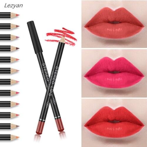 Матовые карандаши для губ Lezyan China At AliExpress