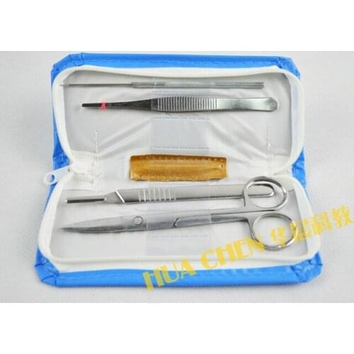 Educational Student Toy Biological Anatomy Appliance Lab Laboratory Anatomical Tools Lancet Dissecting Needle Forceps Scissors