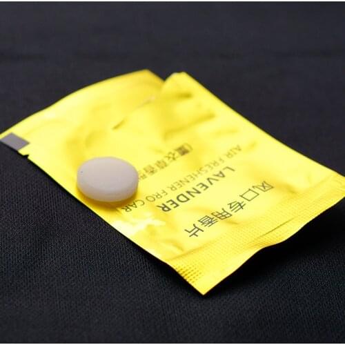 Automobile air conditioner outlet perfume supplement peach ocean solid perfume Car Perfume Car Air Freshener 1pc per bag