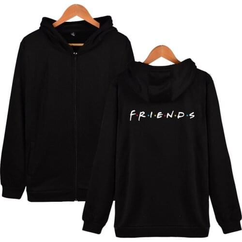 Friends Ill Be There for You Print Hoodie Men/Women Long Sleeve Hoodies Sweatshirt TV Play Casual Plus Size Jacket Coat Clothes